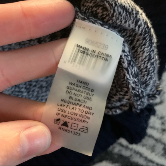 Blue & White Knit Sweater - Picture 2 of 5